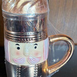 NEW Beau Babe Beauty Whipped Bliss Bath Bomb Nutcracker Mug Set Rose Gold